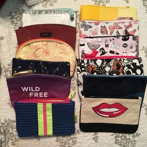 12 Ipsy makeup bags